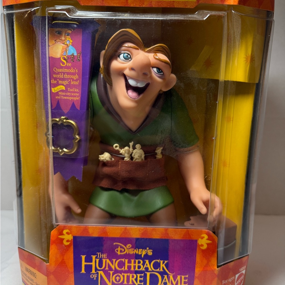 Mattel Disney's Hunchback of Notre Dame Action Figure - Green and Brown